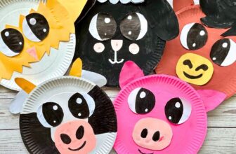 Cutest Paper Plate Farm Animals! (Easy Craft For Toddlers)